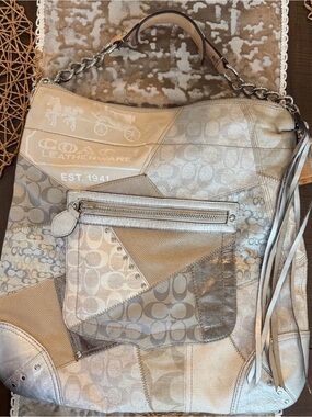 Coach Thompson Patchwork Hobo Bag XL ULTRA RARE